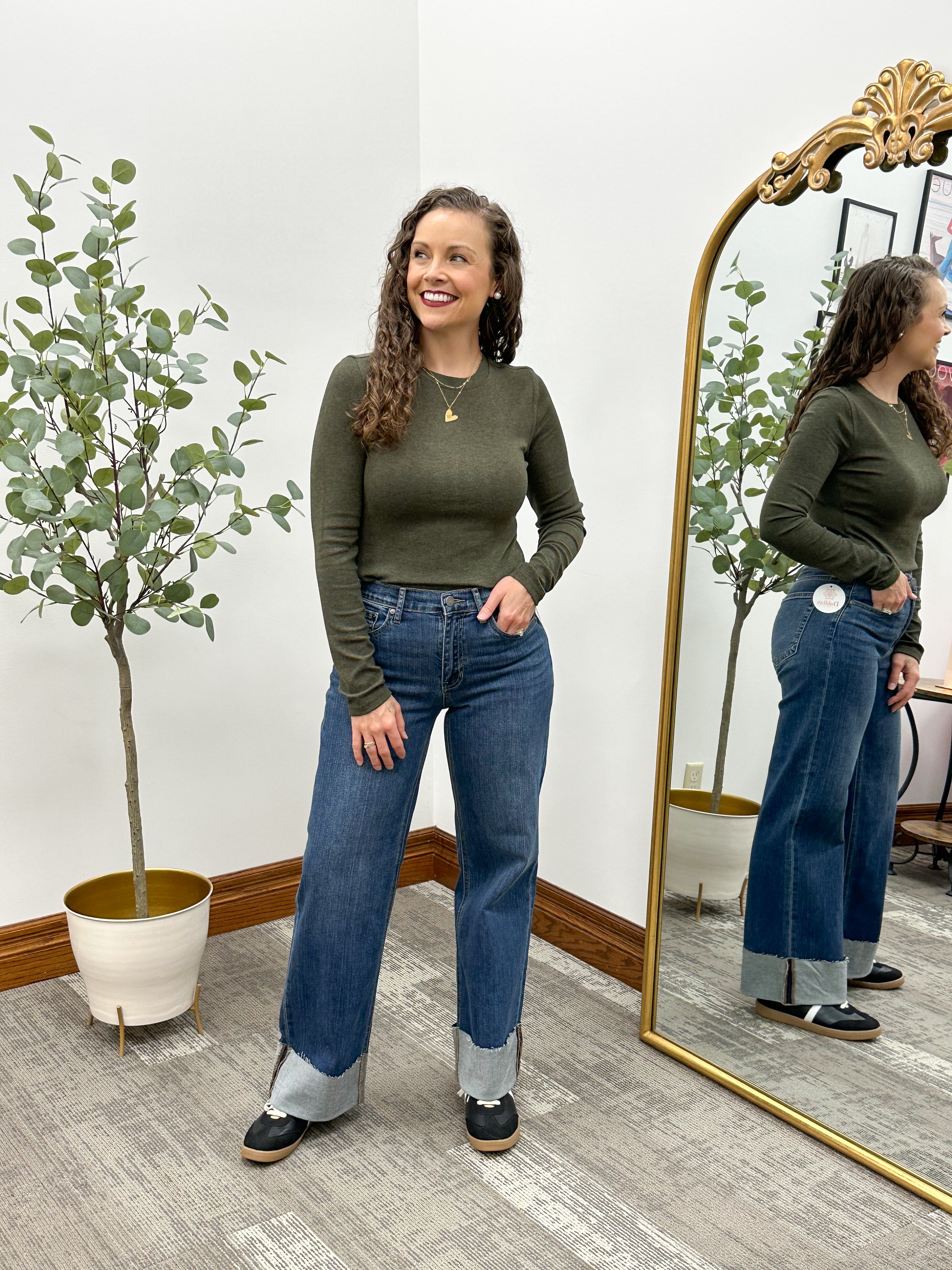 Ultra Soft Ribbed Long Sleeve Top