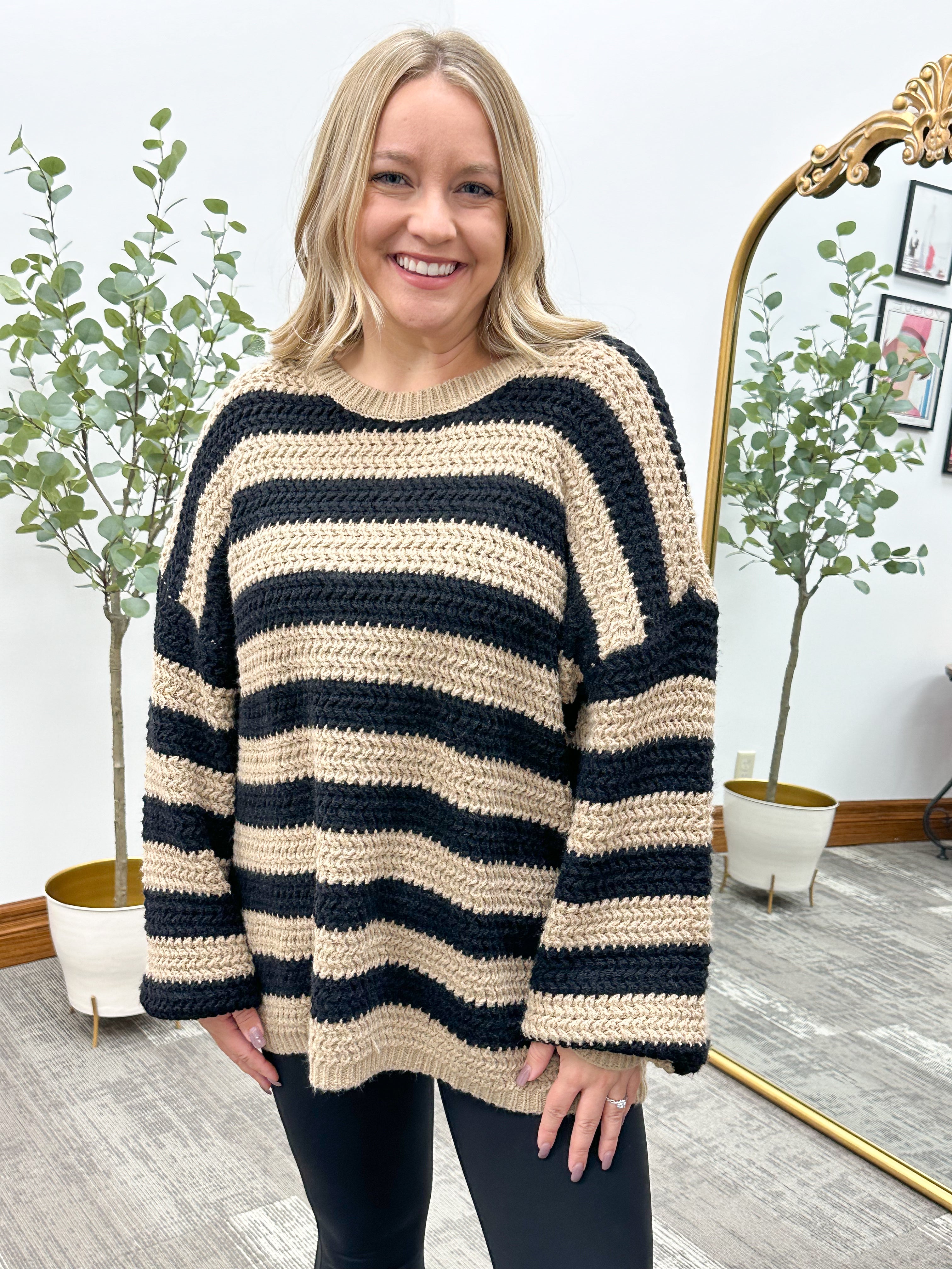 Fiona Relaxed Striped Sweater