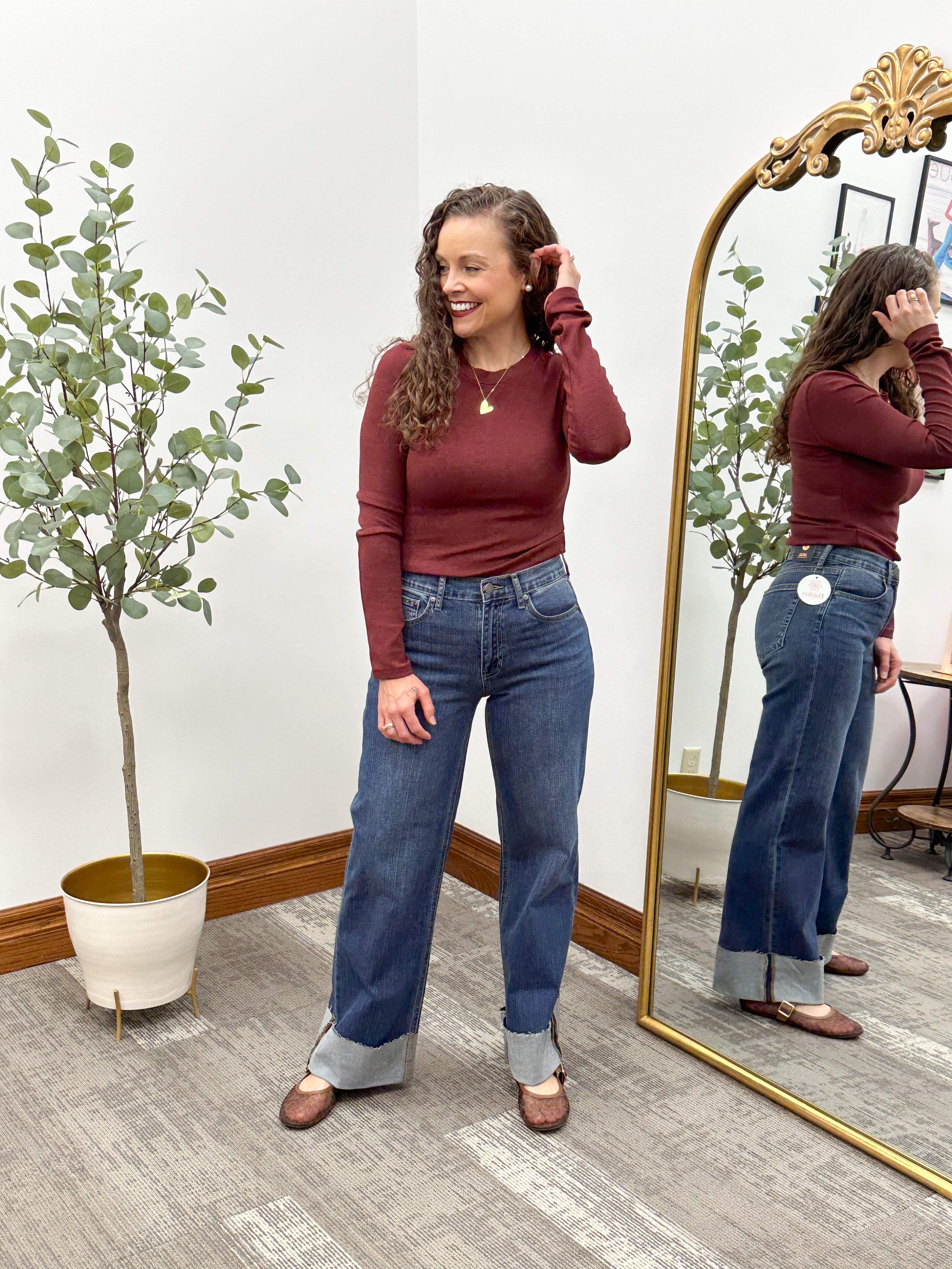 Ultra Soft Ribbed Long Sleeve Top
