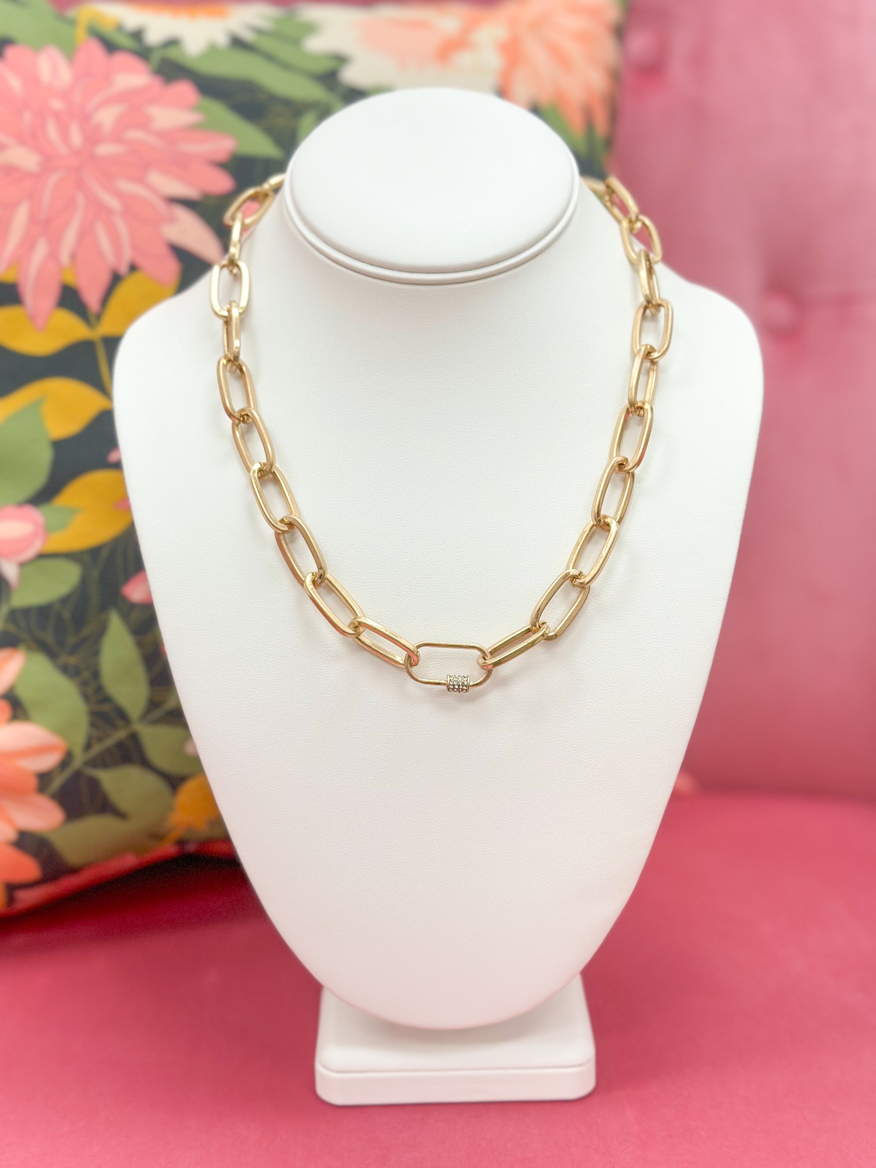 Chunky Chain Link Necklace