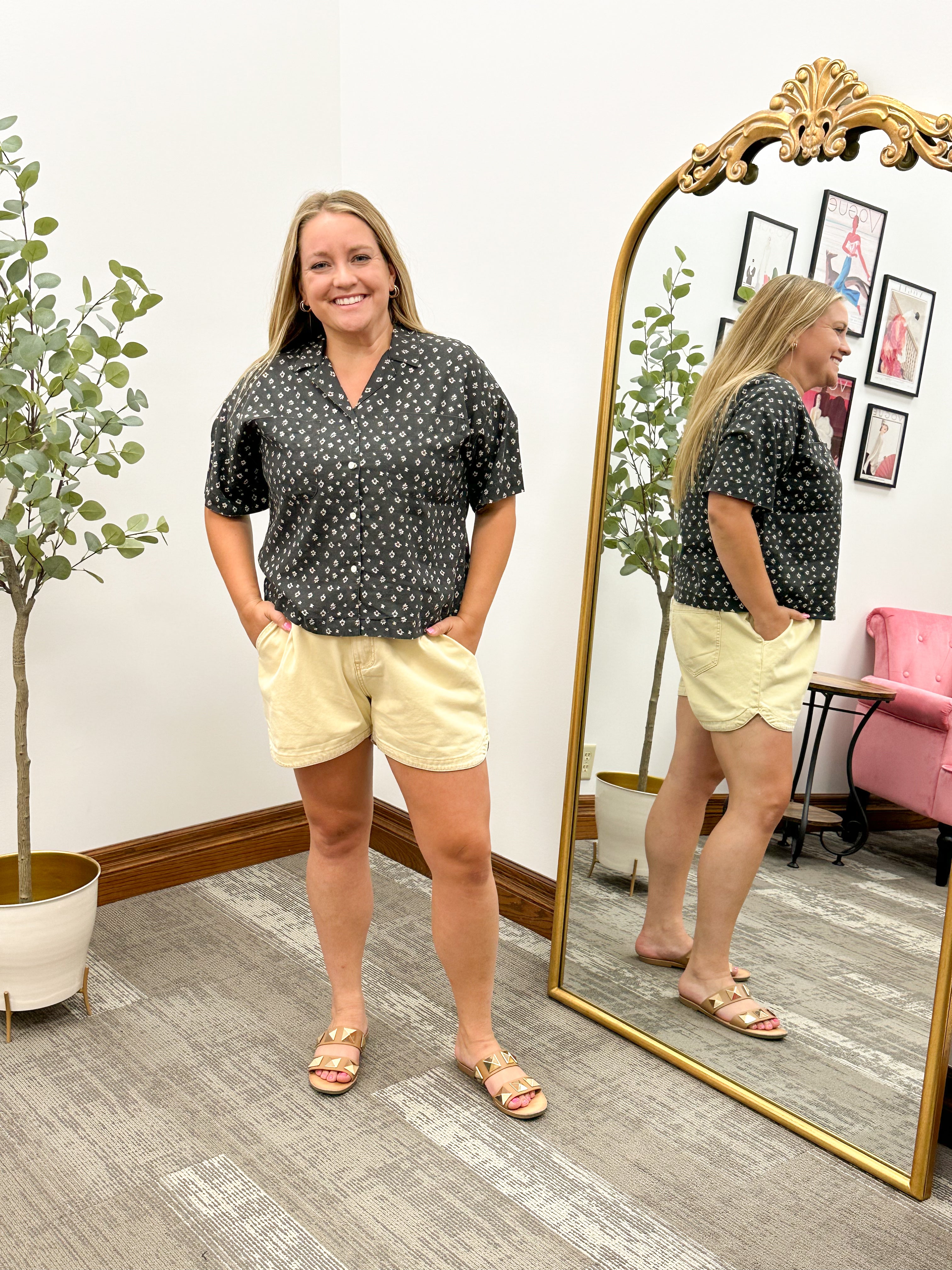 Becky Round Hem Shorts