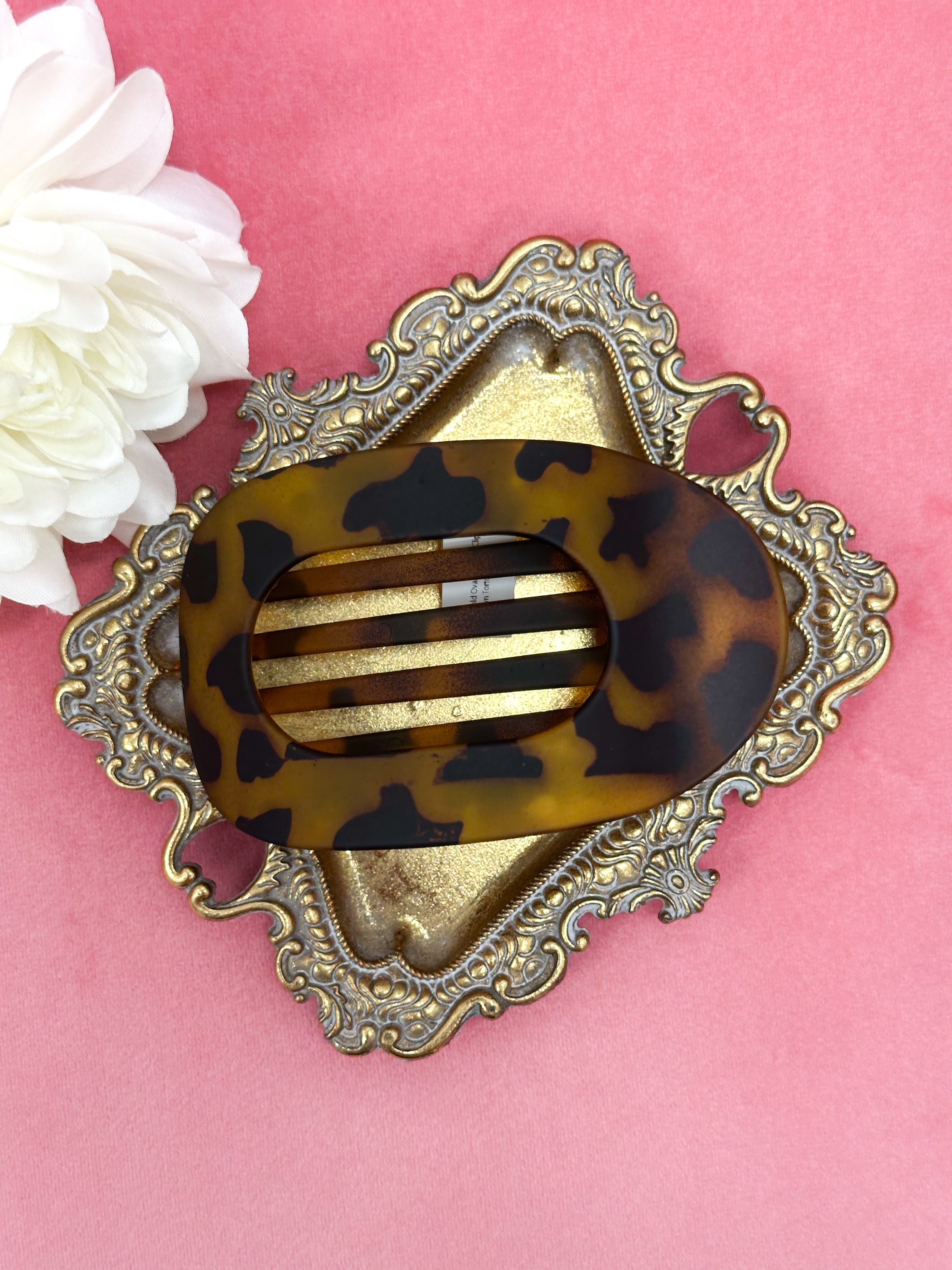 Strong Hold Oval Flat Hair Clip