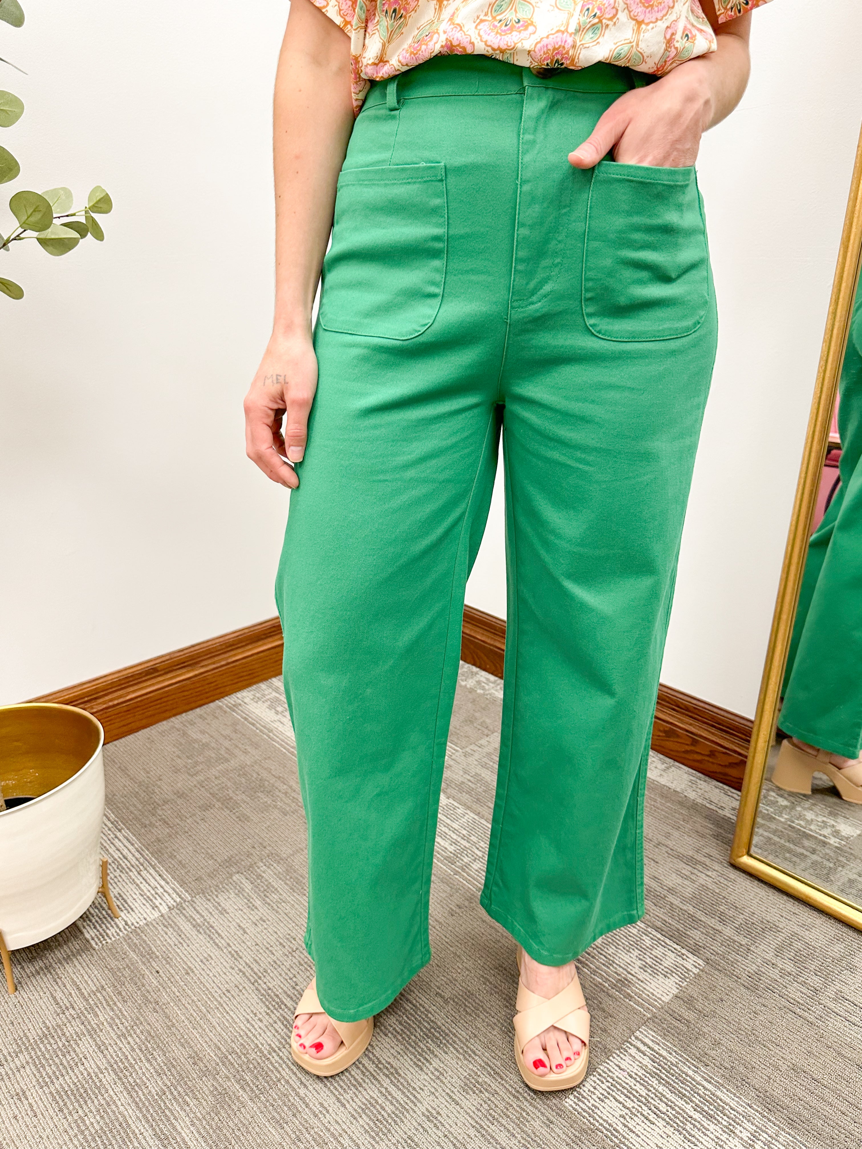 Rori High Waist Front Pocket Pants