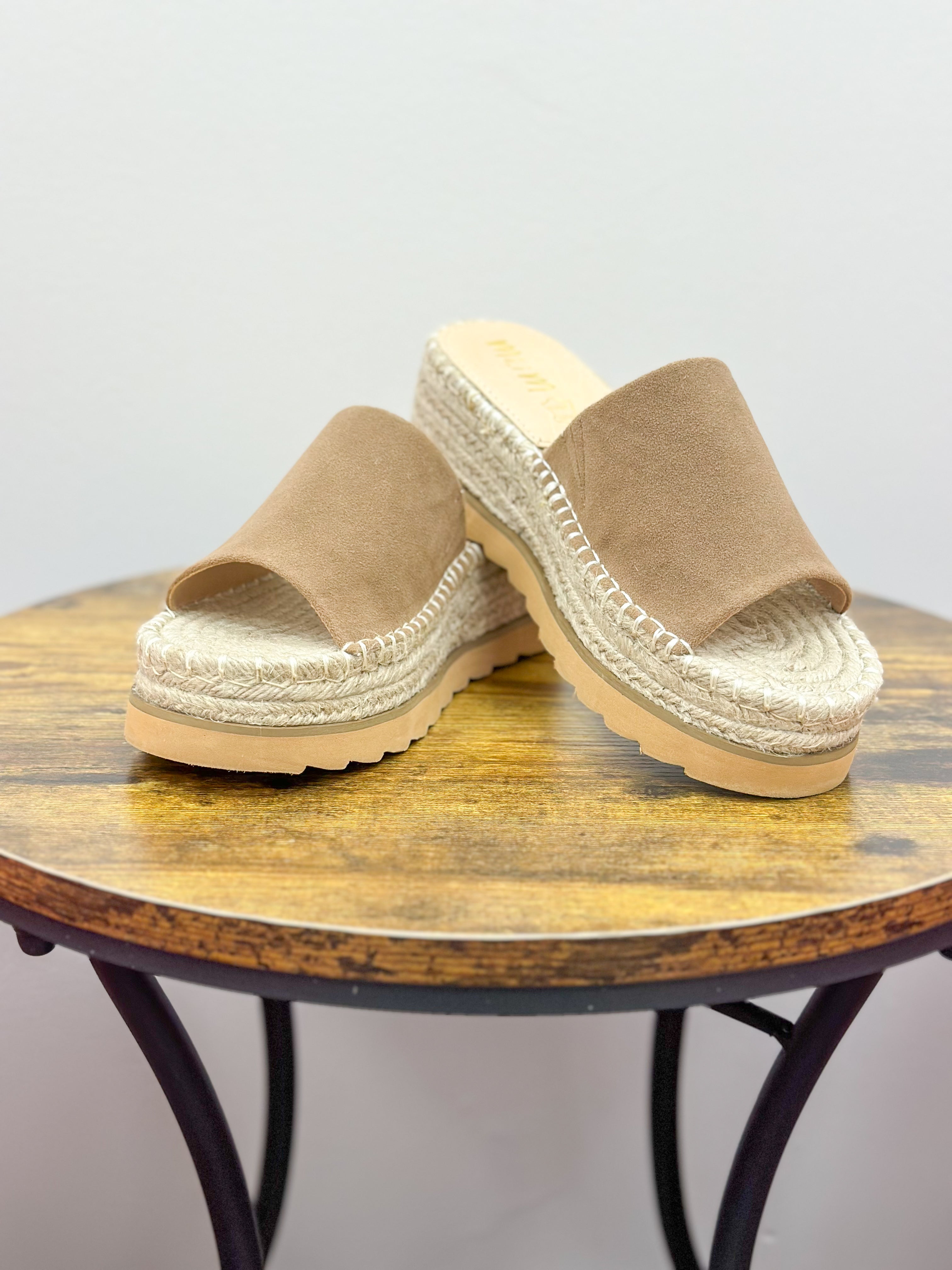 Sabrina Taupe Espadrille Sandals