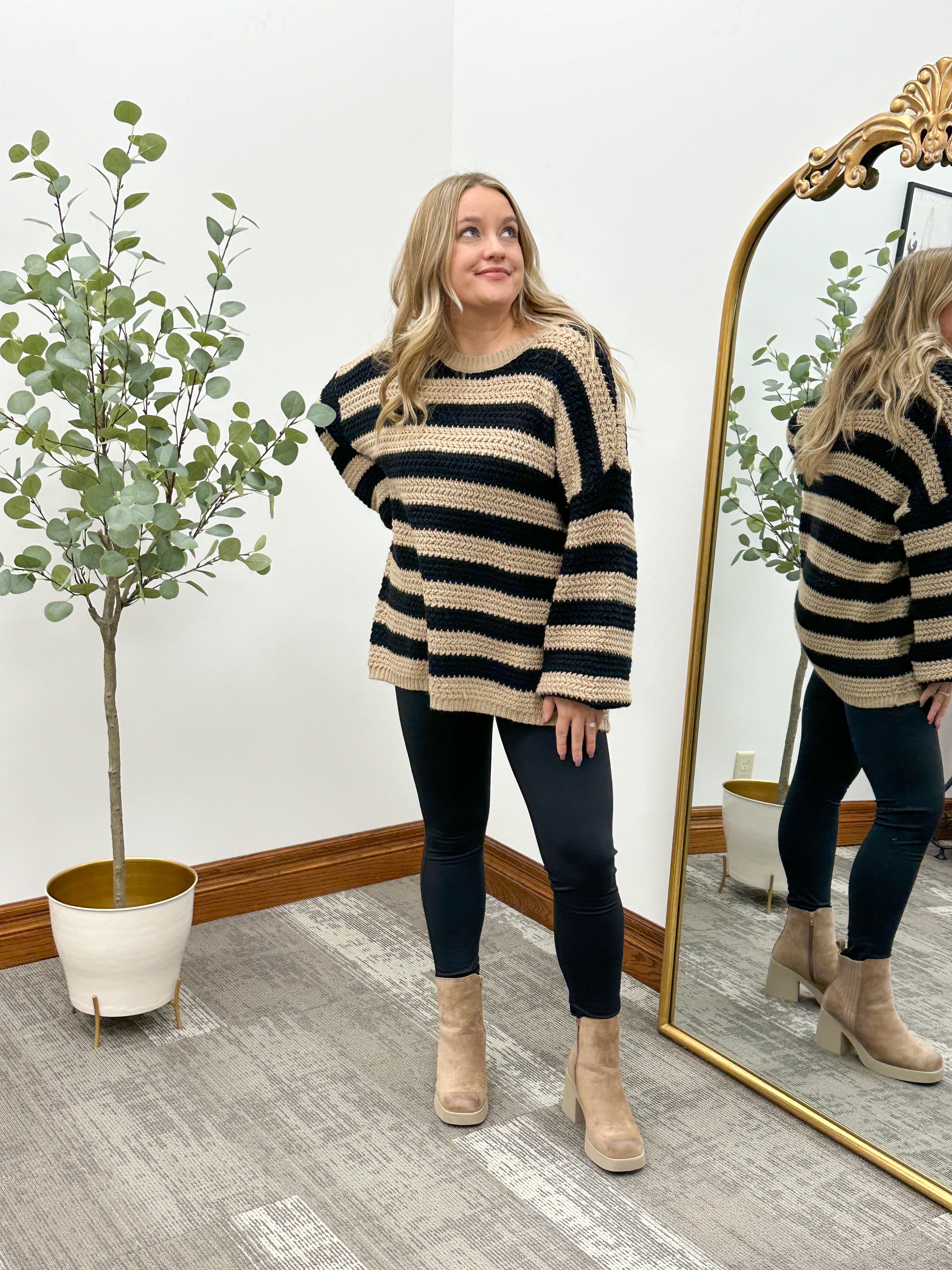 Fiona Relaxed Striped Sweater