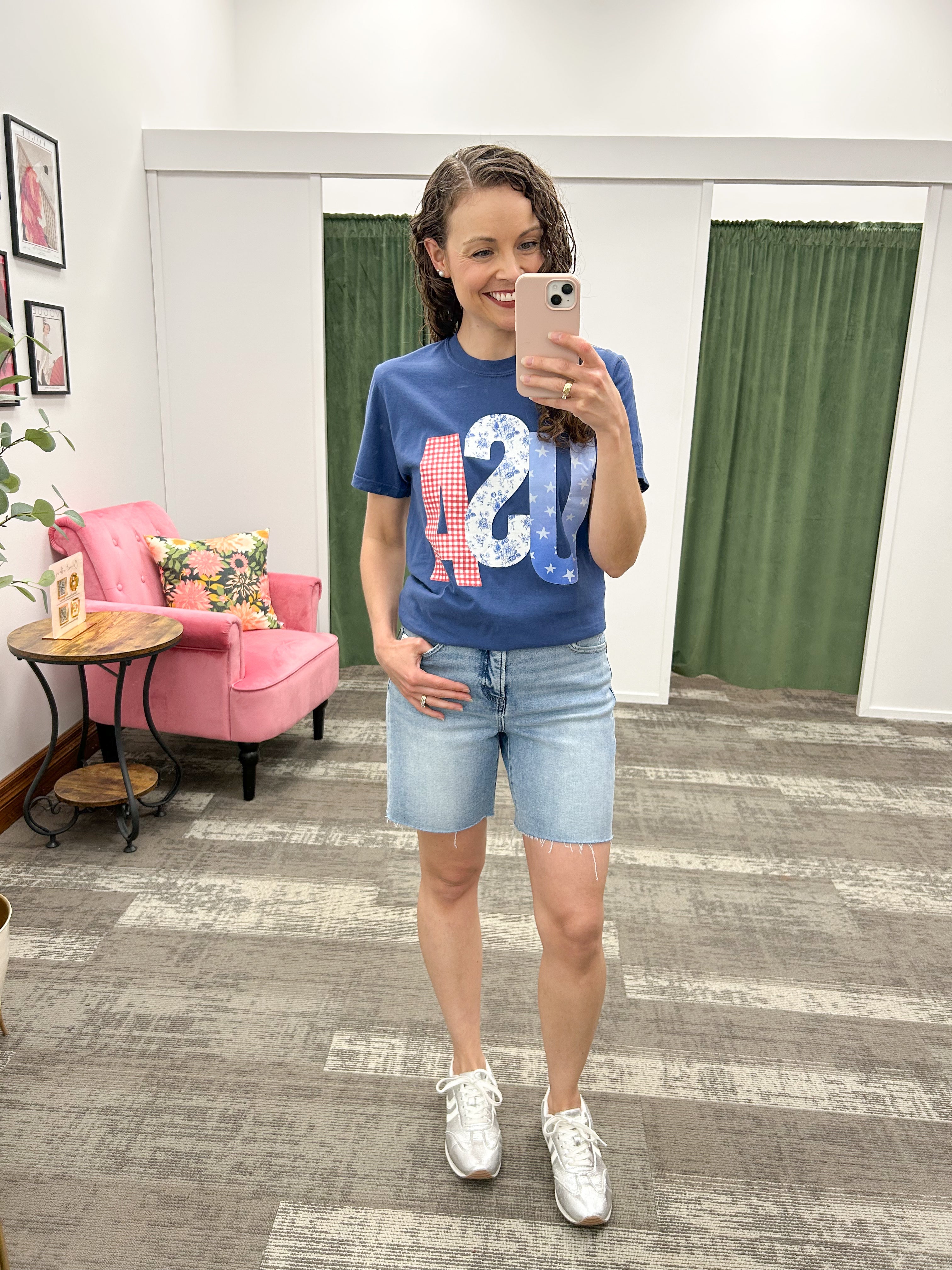USA Patchwork Graphic Tee