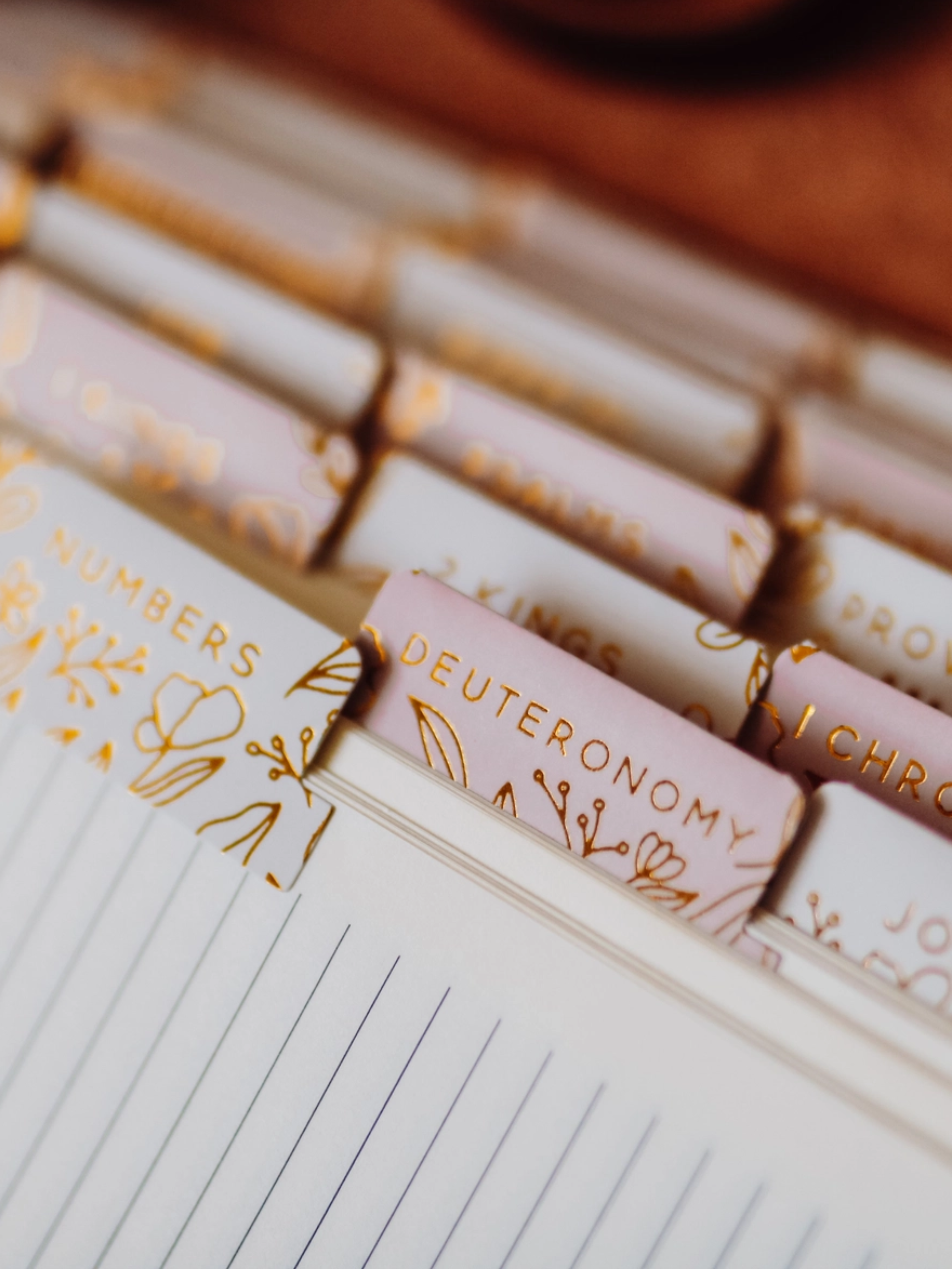 Gold Foil Bible Tabs