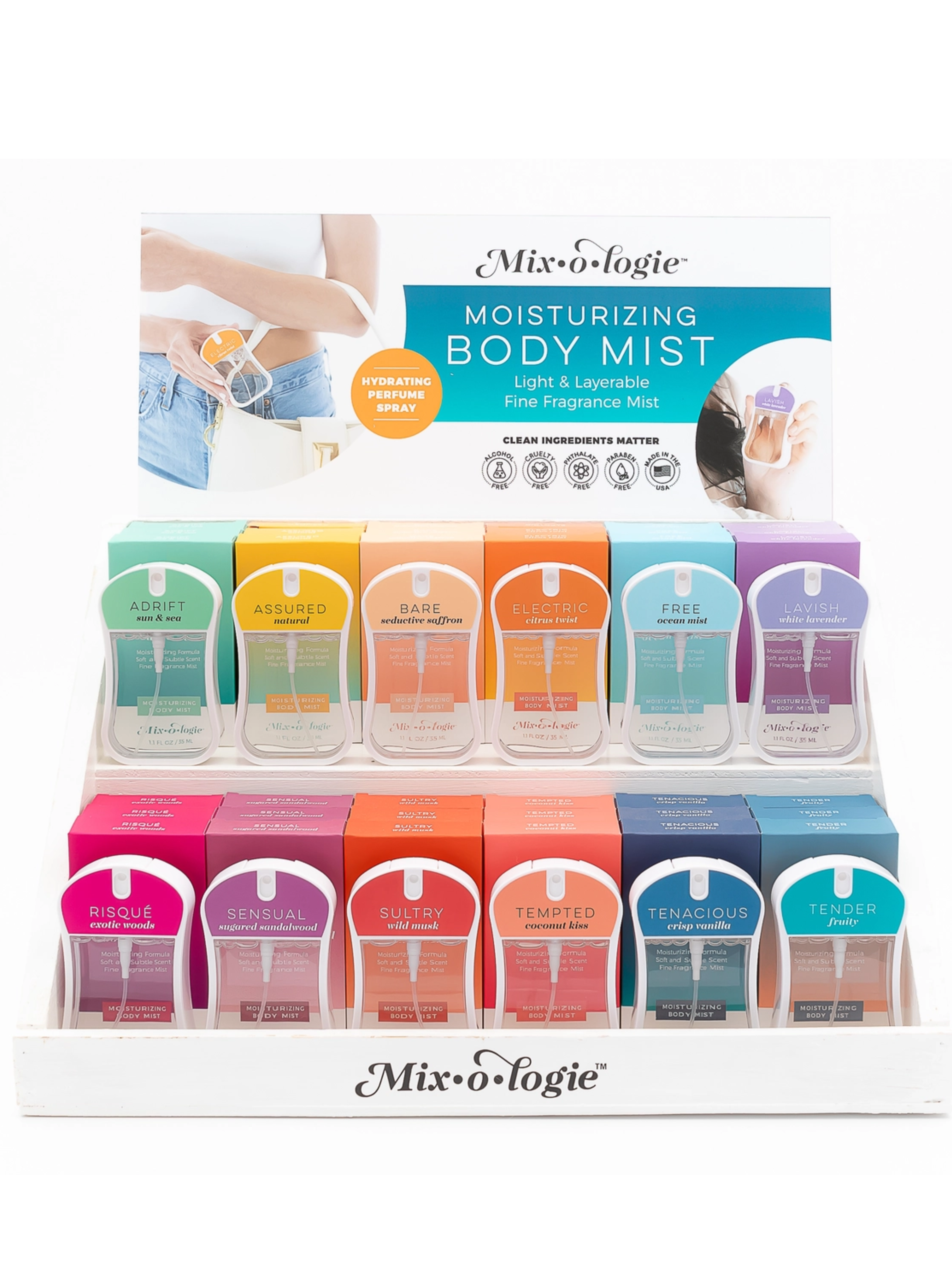 Mixologie Moisturizing Body Mist Spray (Multiple Scents Available)