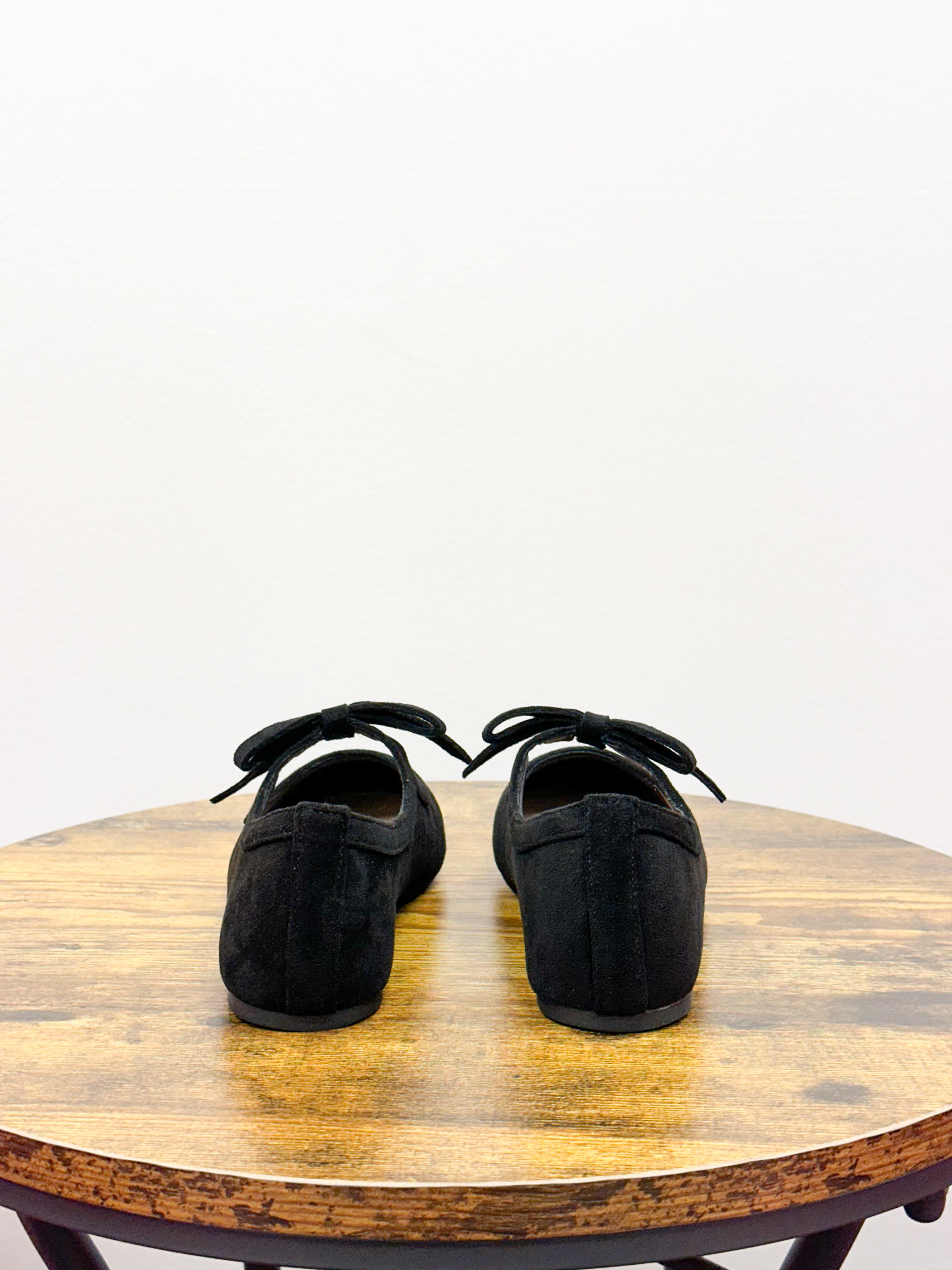 Corkys Black Layover Ballet Flats