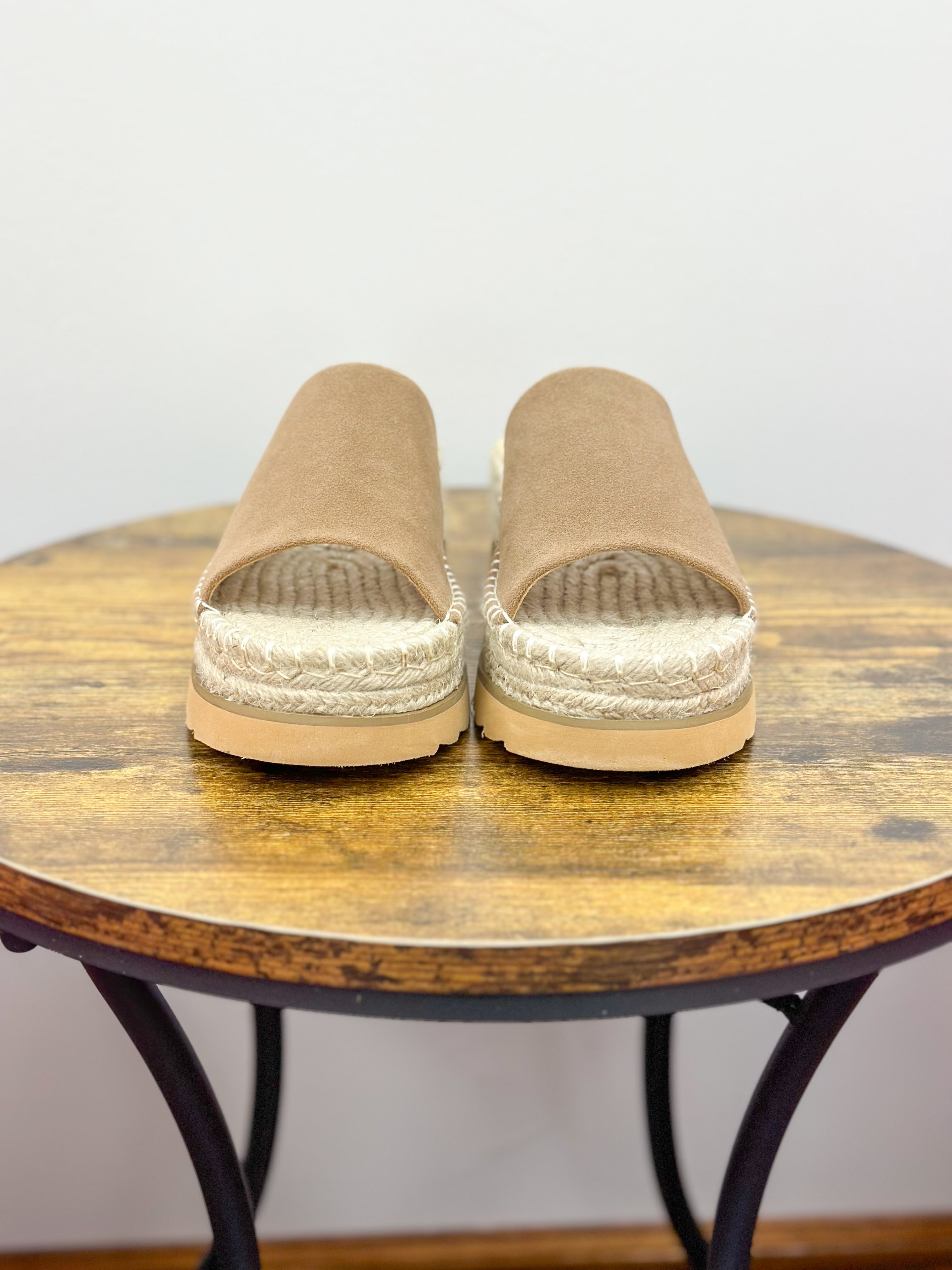 Sabrina Taupe Espadrille Sandals