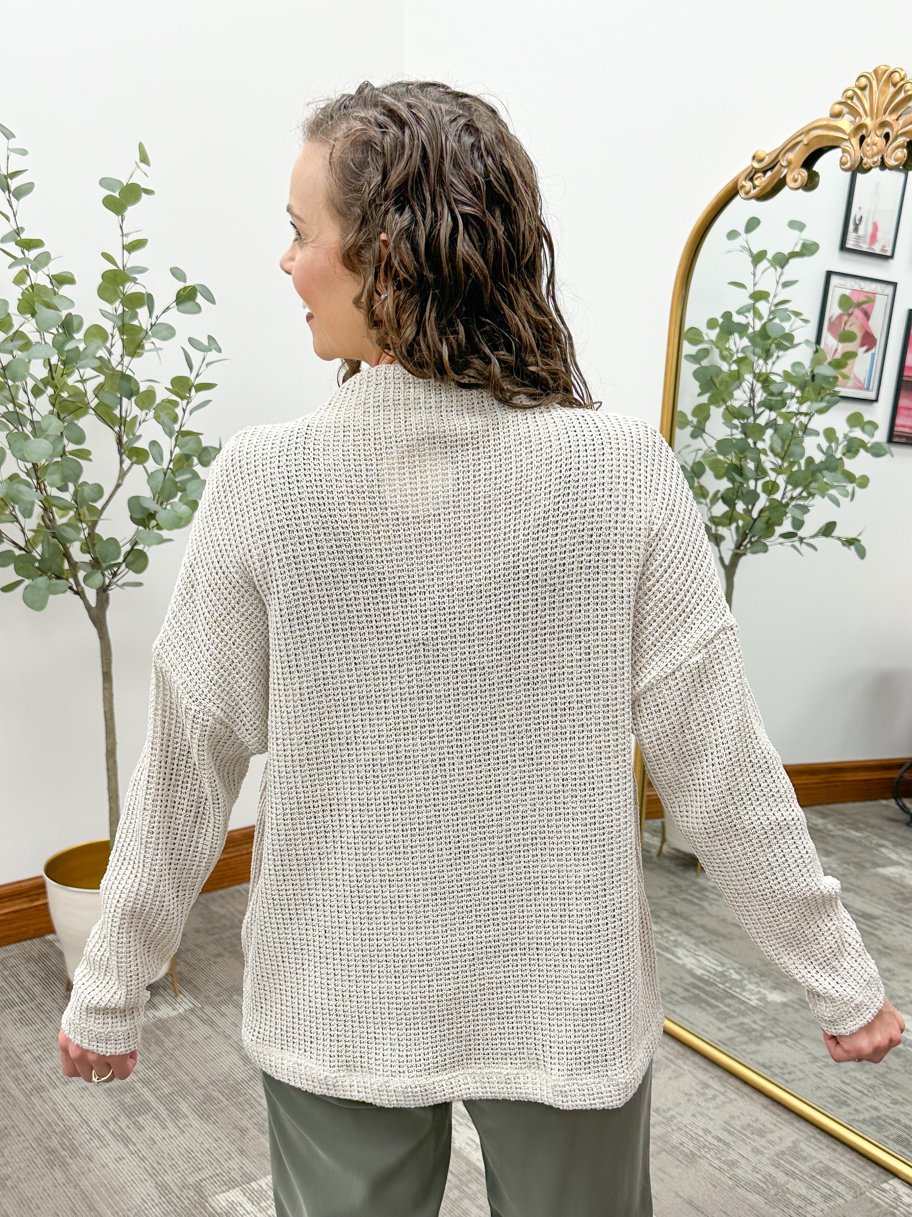 Amy Knit Mock Neck Sweater