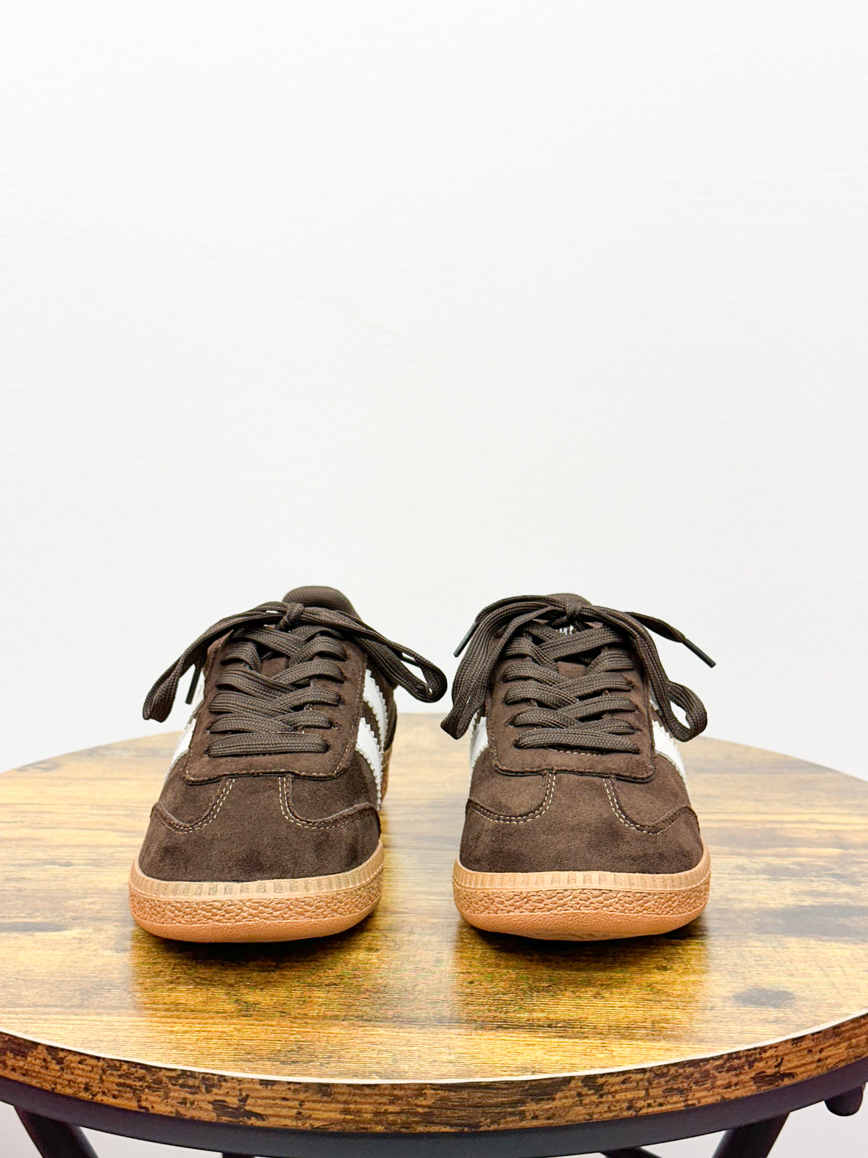 Corky’s Chocolate Heads Up Sneakers