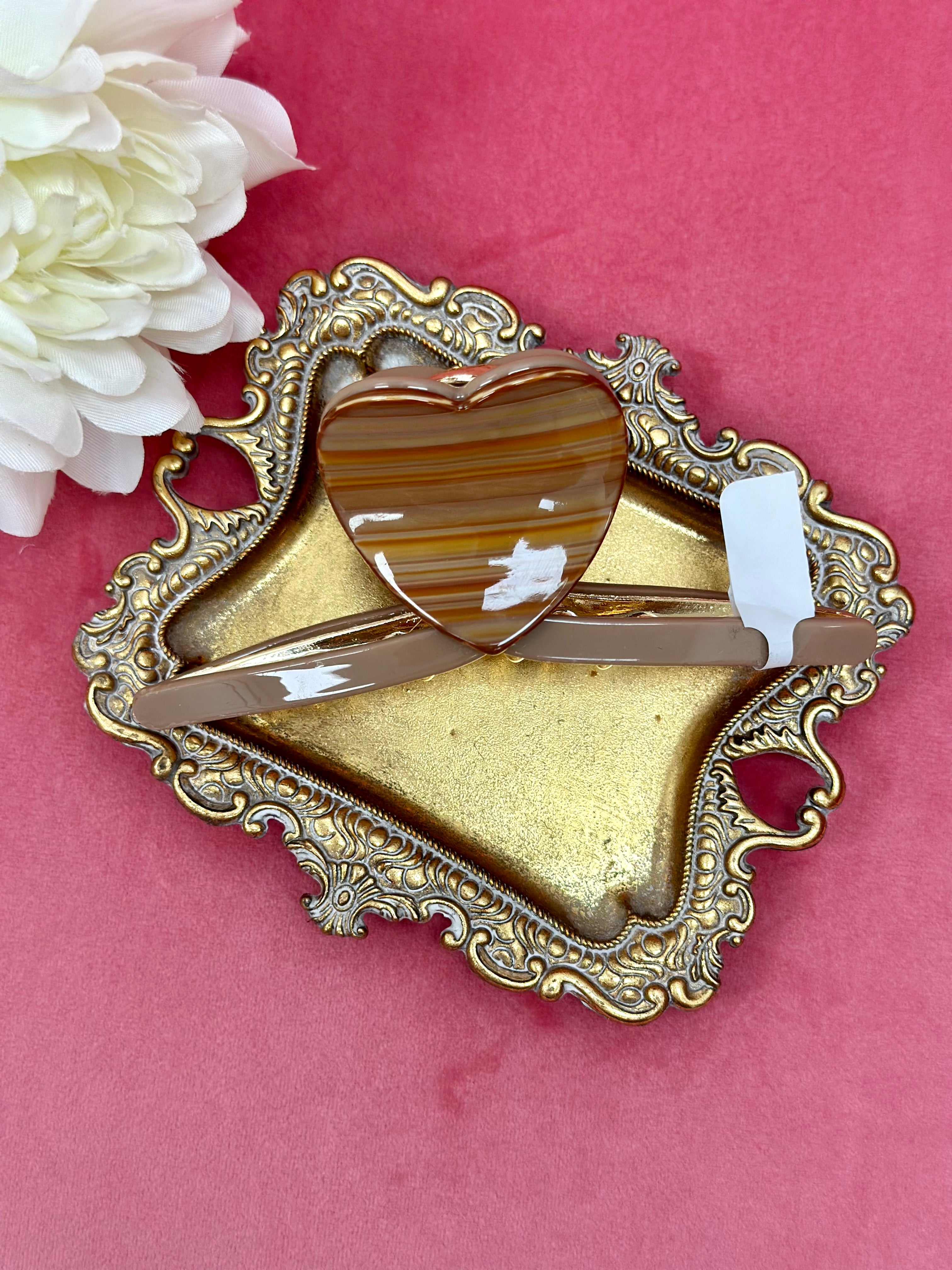 Gold Heart Clip