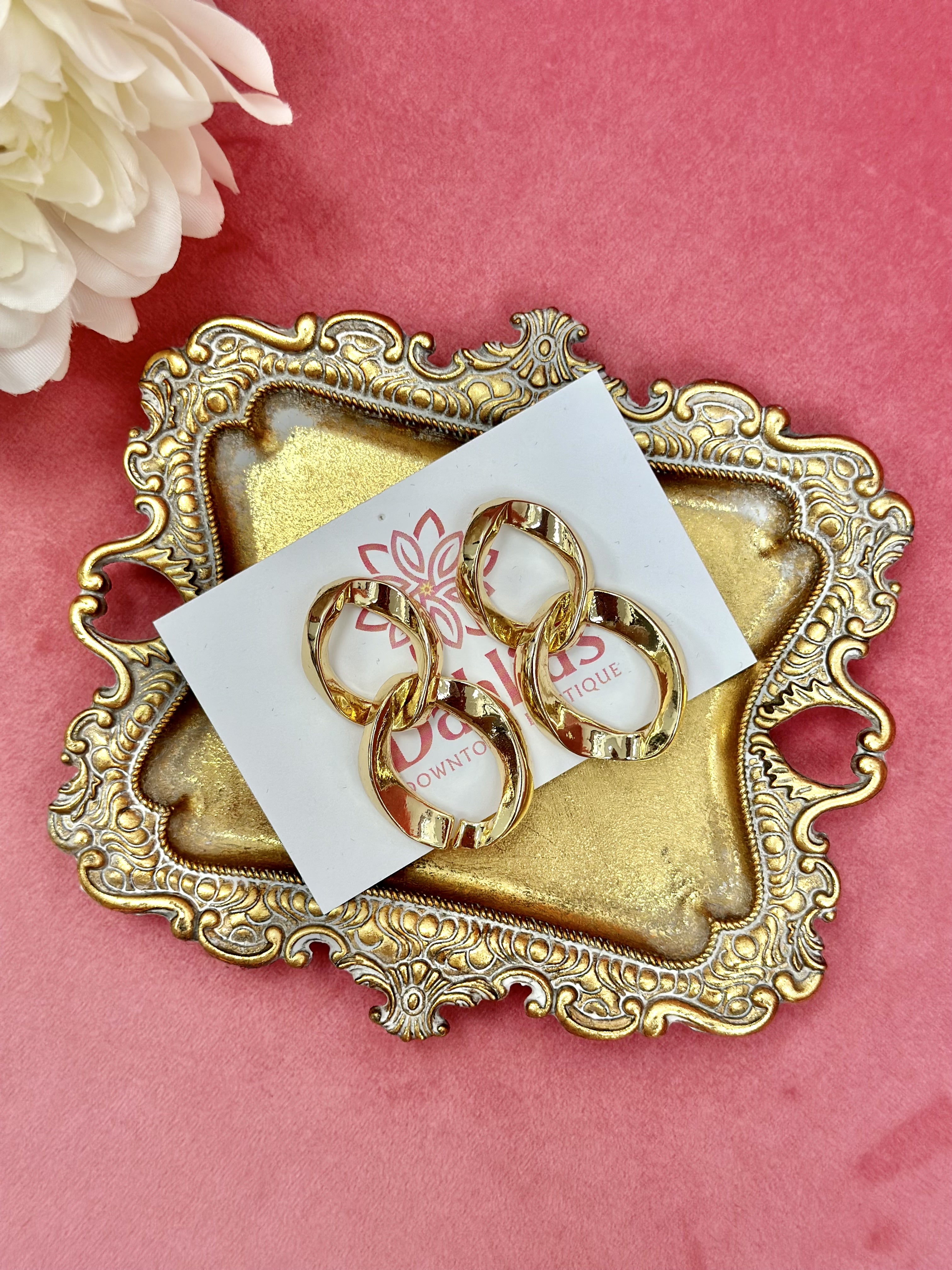 Double Linked Earrings