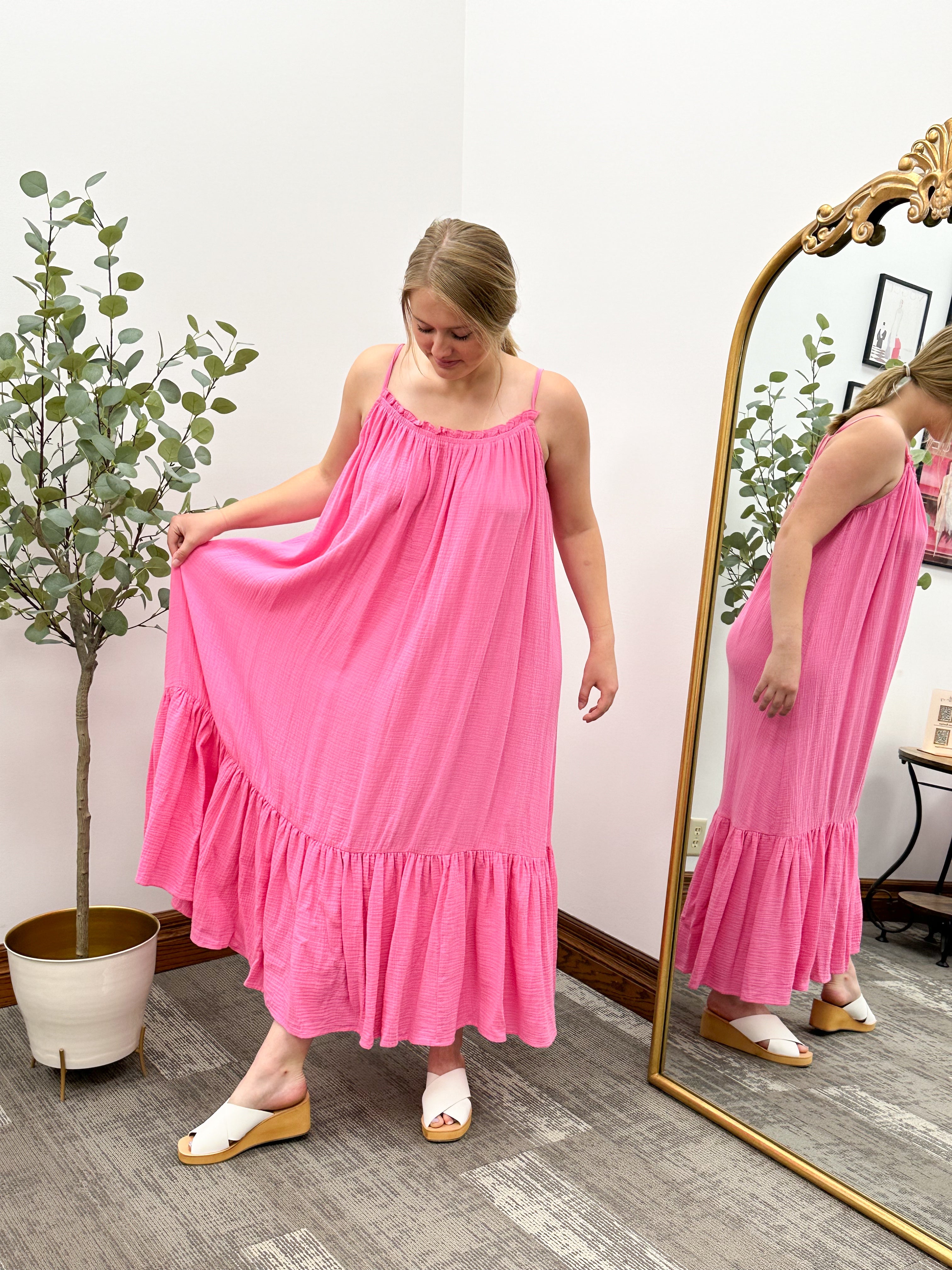Liz Gauze Maxi Dress