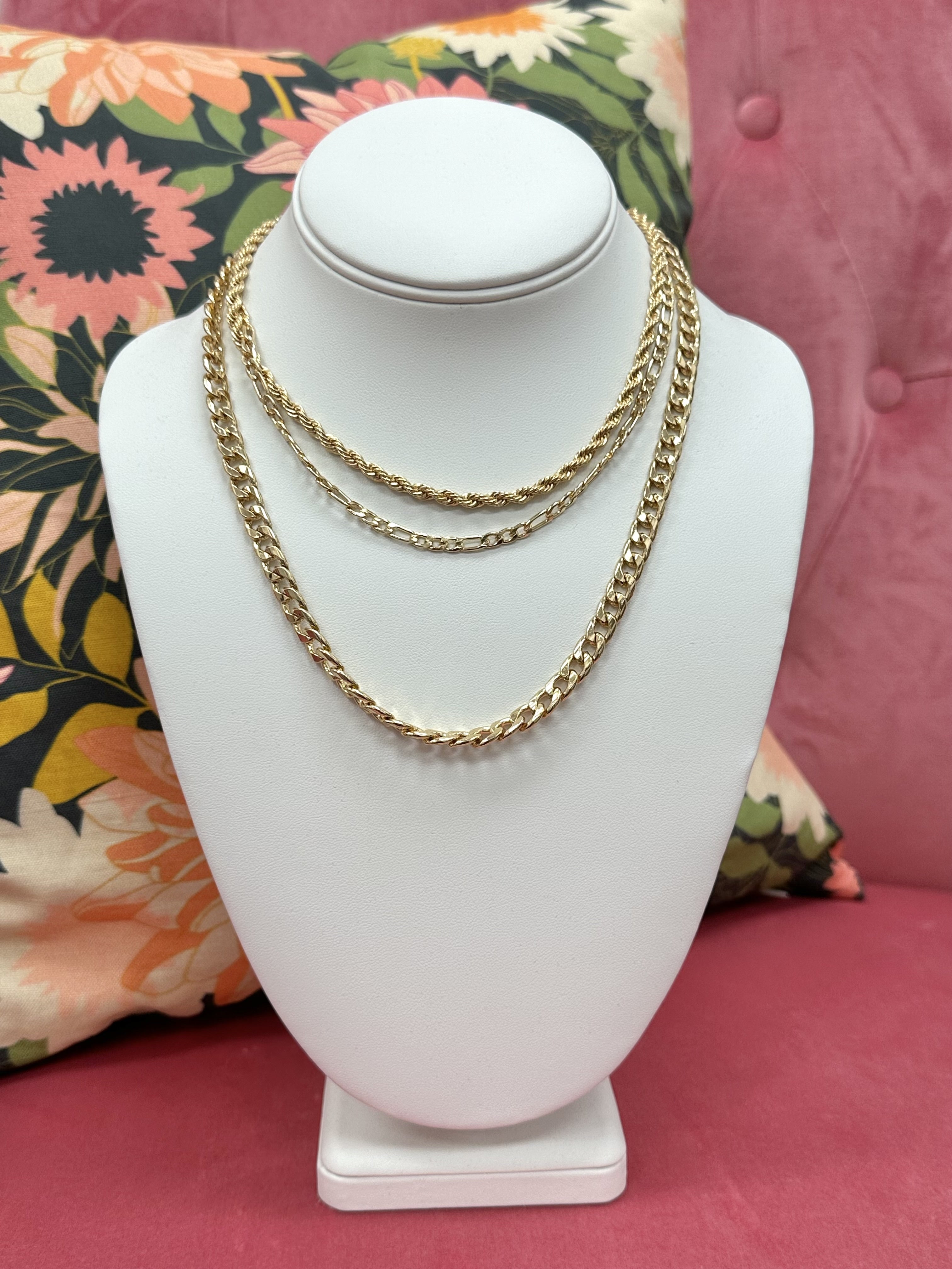 Chain + Rope Layered Necklace