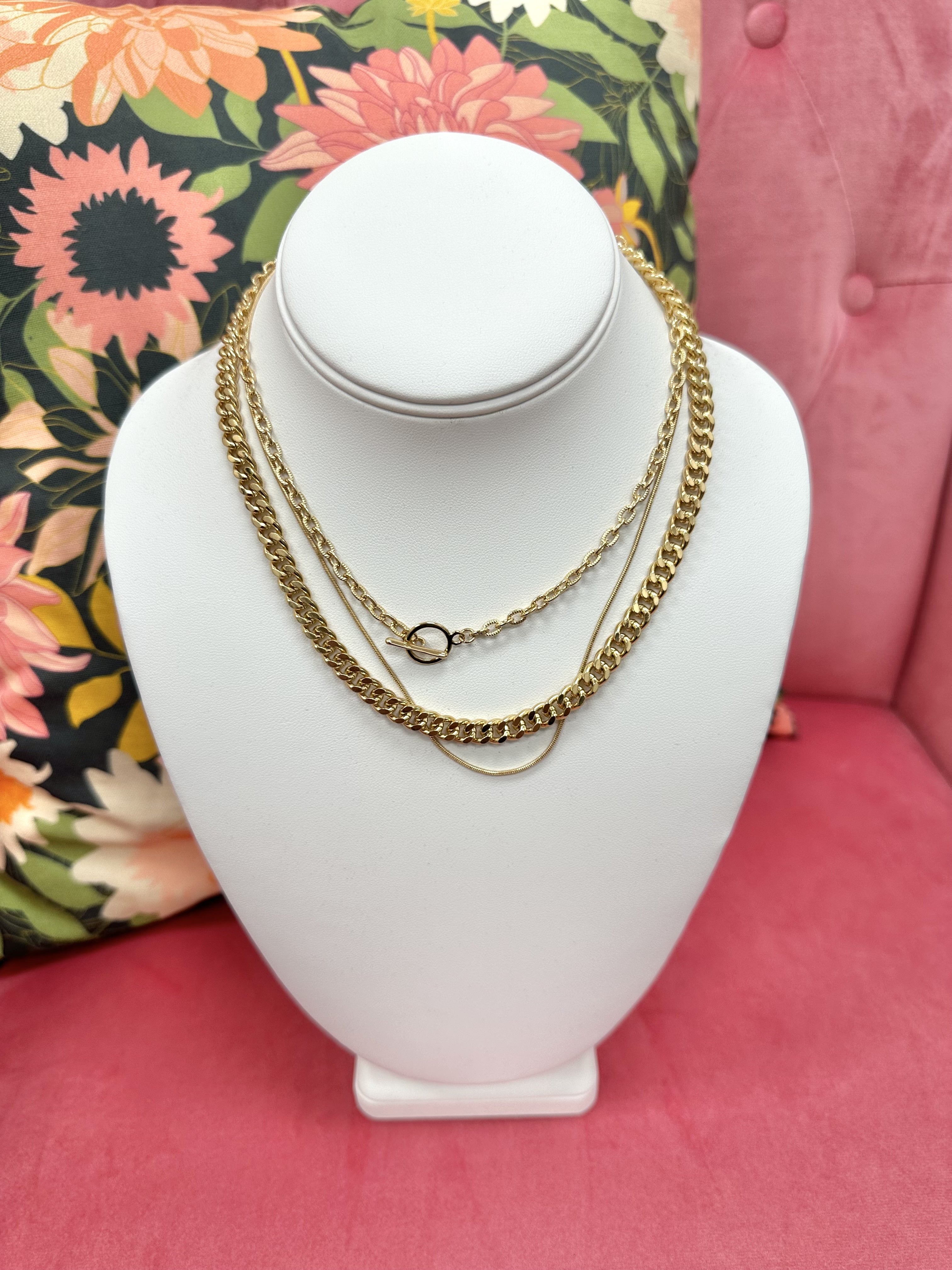 Layered Toggle Necklace