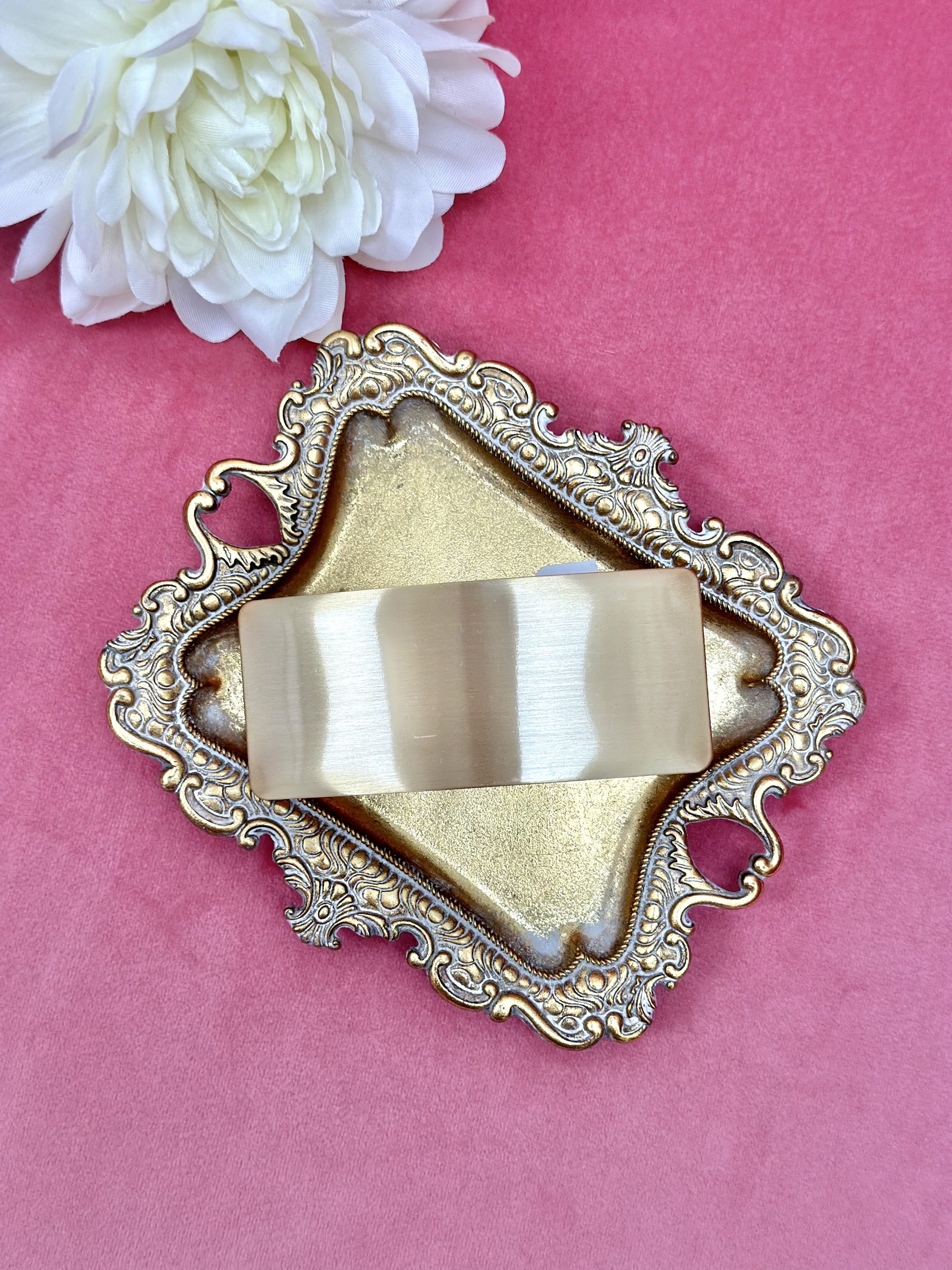 Brushed Gold Bar Clip