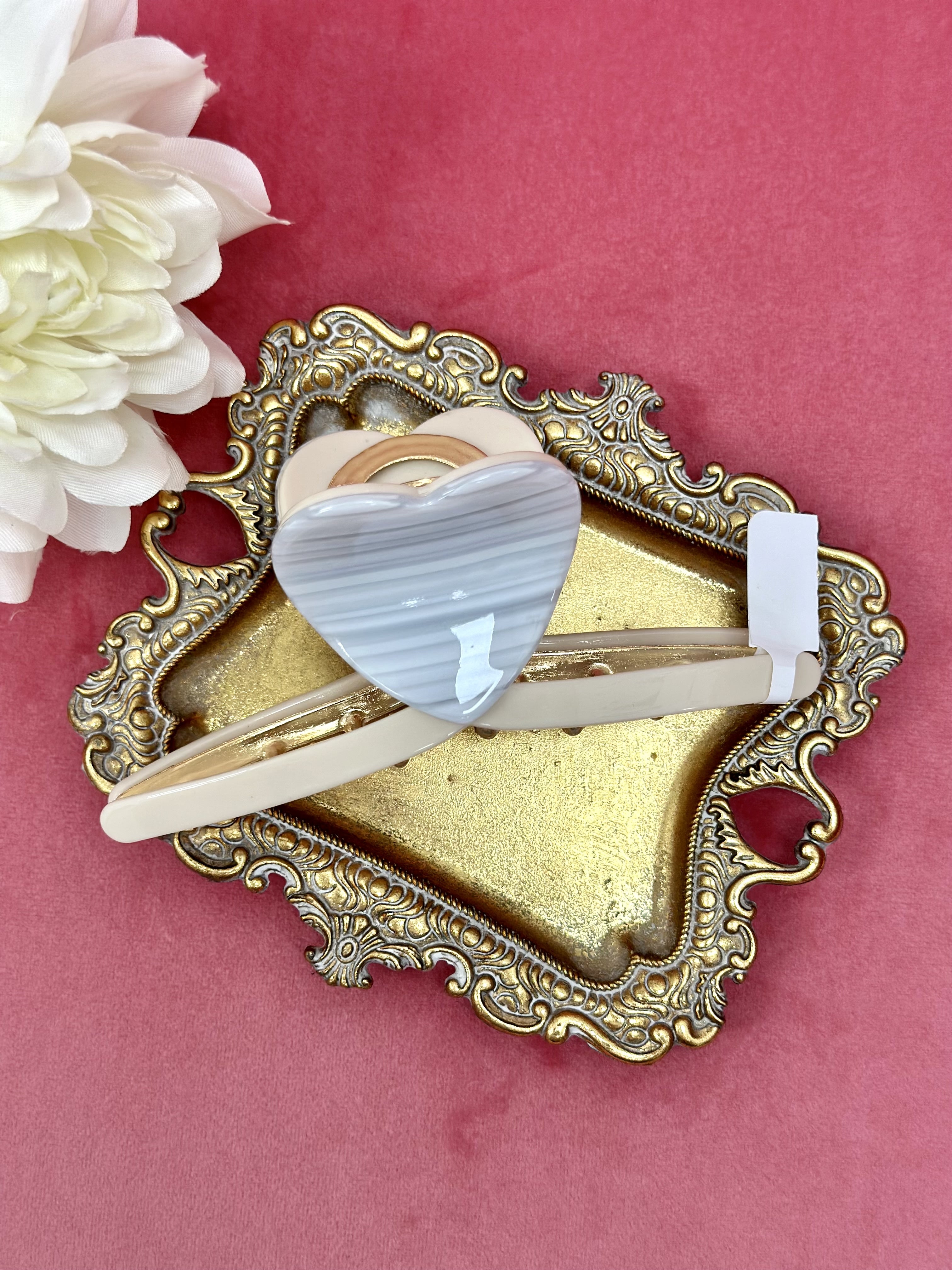 Gold Heart Clip