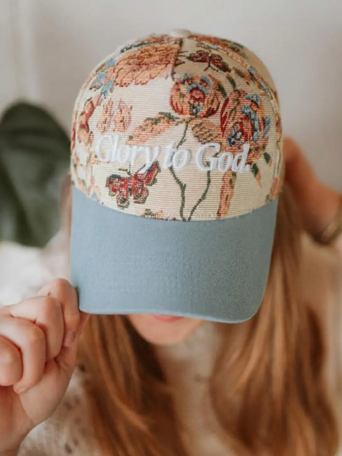 Floral Tapestry Hat