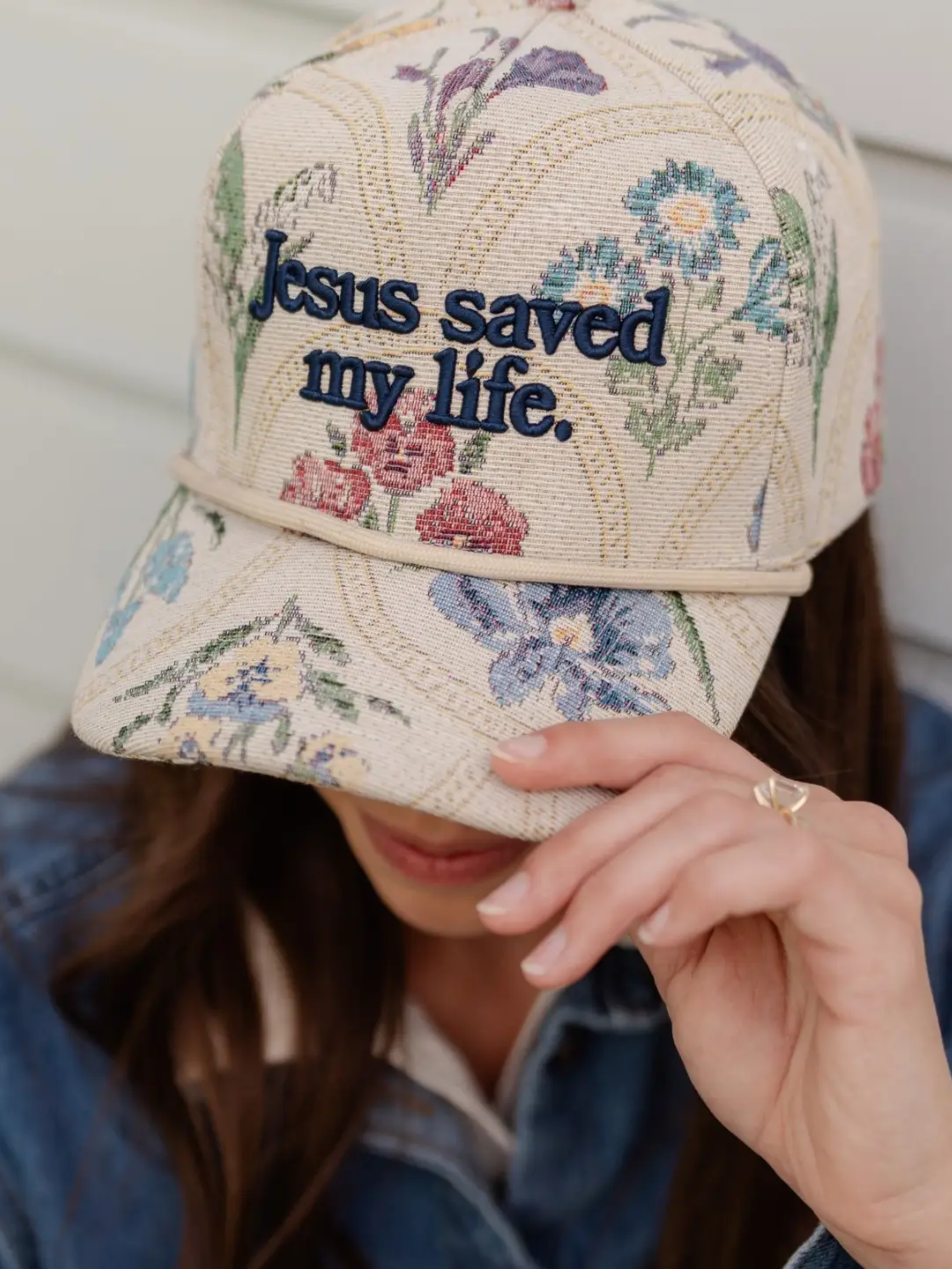 Floral Tapestry Hat