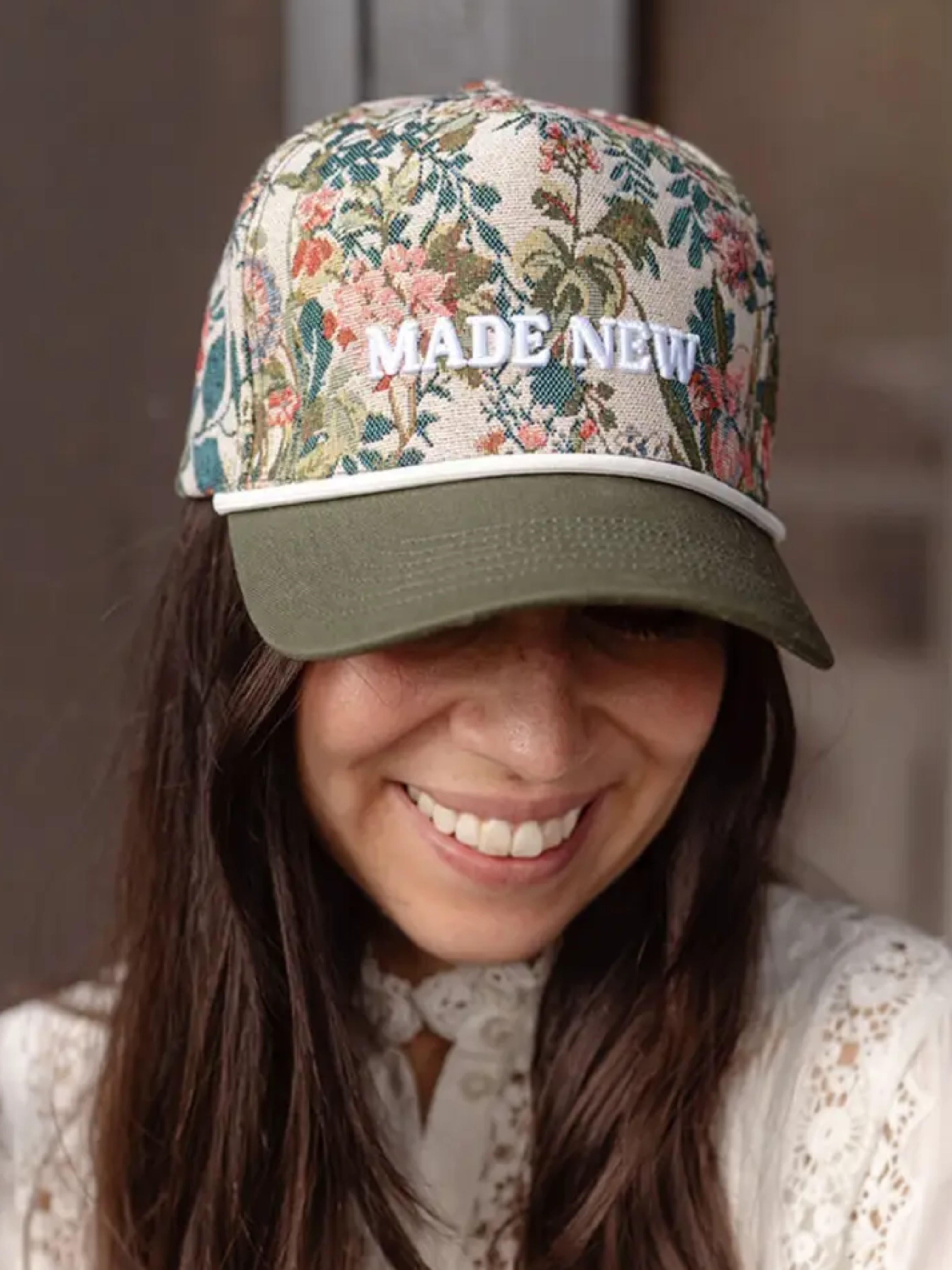 Floral Tapestry Hat