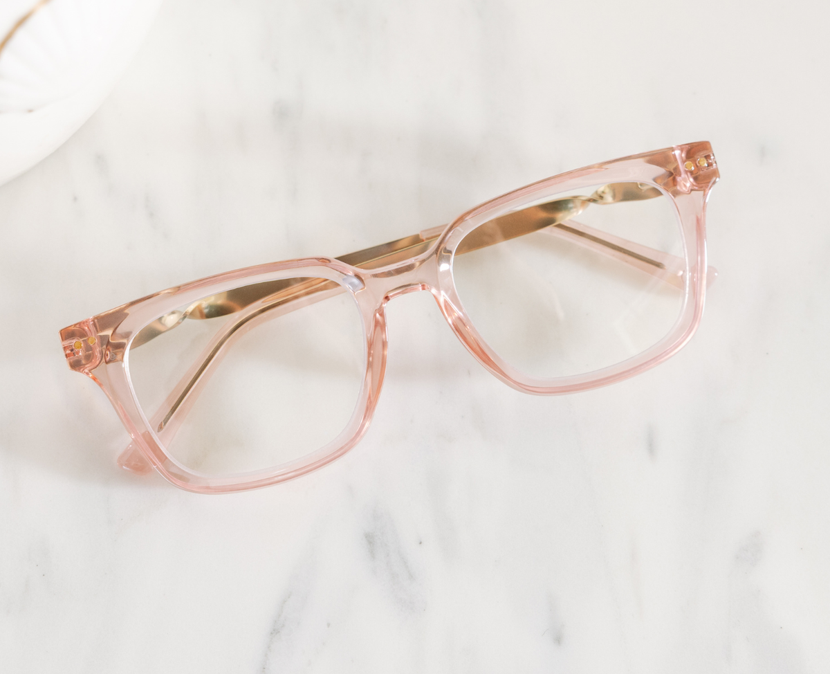 Peepers Pink Sidebar Blue Light Glasses