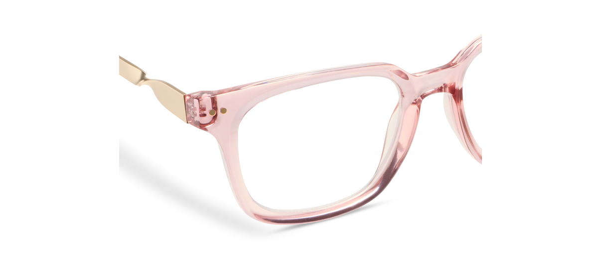 Peepers Pink Sidebar Blue Light Glasses
