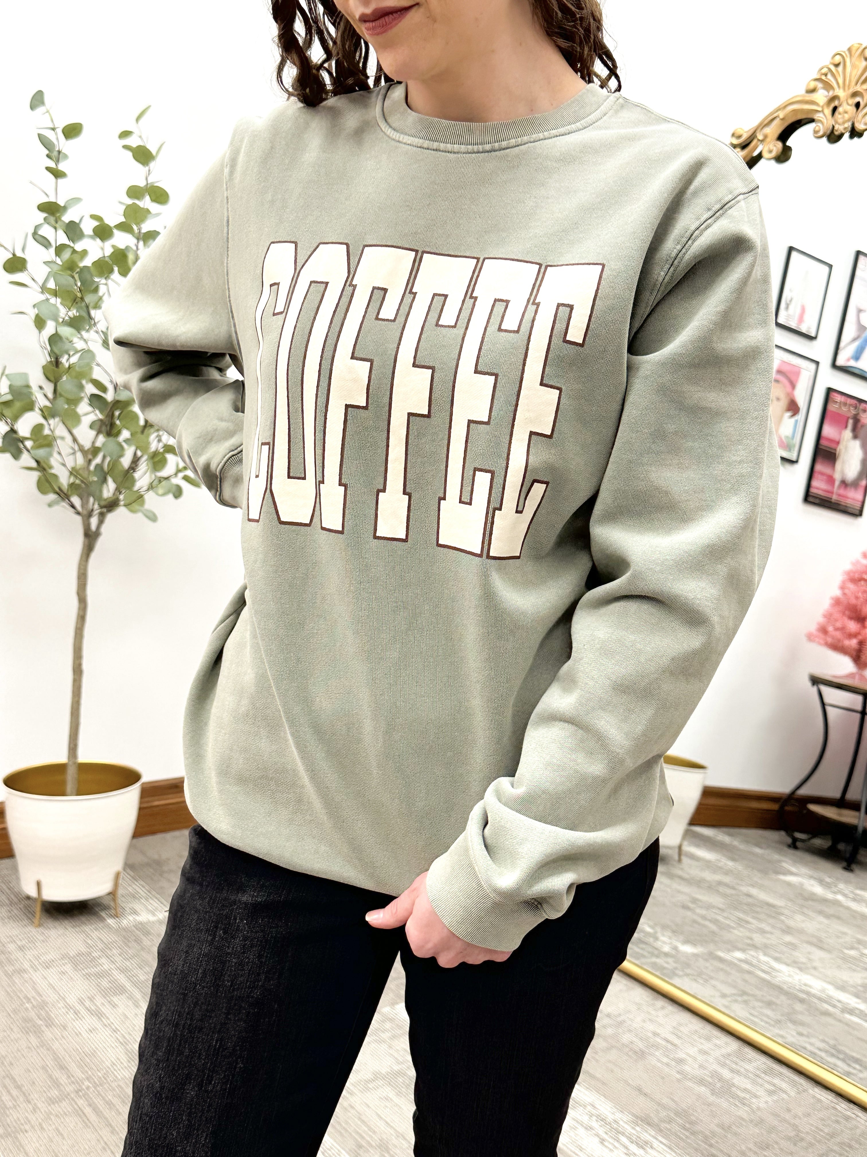 'COFFEE' Graphic Sweatshirt